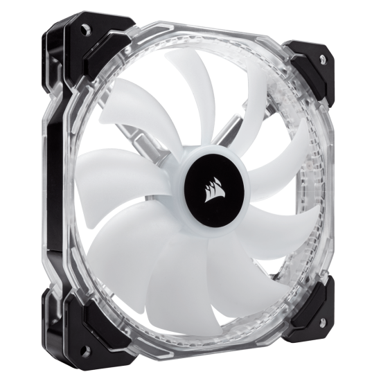 Corsair HD140 RGB LED High Performance 140mm PWM Fan Twin Pack With Controller