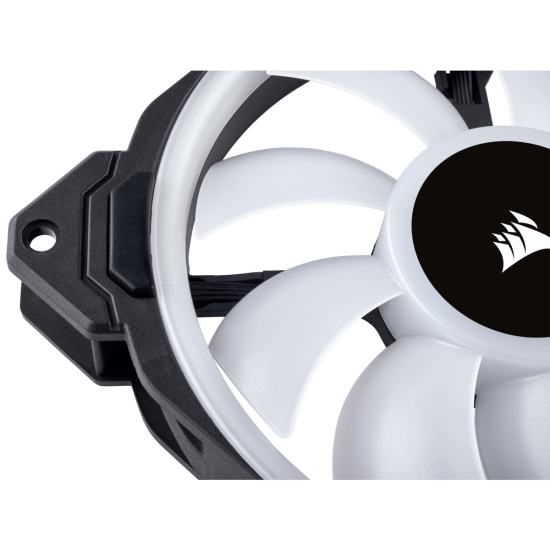 Corsair LL140 RGB 140mm Dual Light Loop RGB LED PWM Fan — 2 Fan Pack With Lighting Node PRO