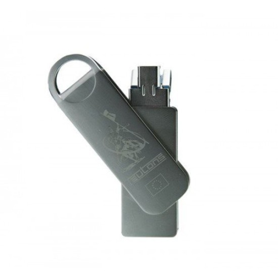 Teutons Metallic Knight Squared 32GB Flash Drive