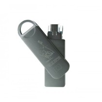 Teutons Metallic Knight Squared Duel Mode OTG+USB 32GB USB 3.1 Pen Drive