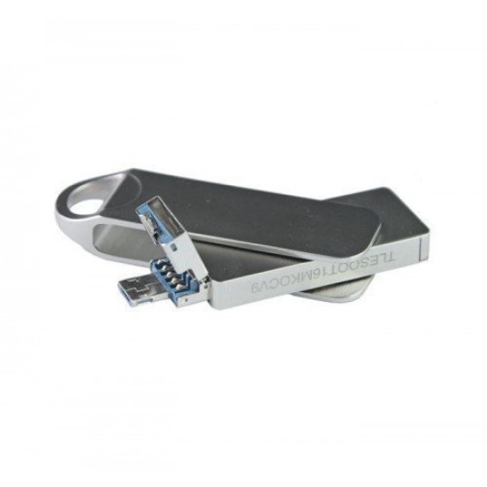 Teutons Metallic Knight Squared Duel Mode OTG+USB 32GB USB 3.1 Pen Drive