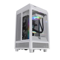 Thermaltake Tower 100 mini Snow Black Edition Tempered Glass Tower Casing