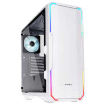 BitFenix Enso ATX Mid Tower Tempered Glass Window White Gaming Case