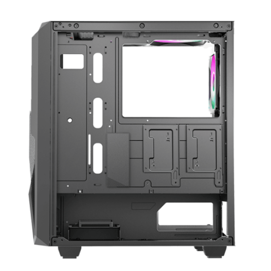 Gamemax Revolt 3606 Tempered Glass ATX ARGB Gaming Casing (Black)
