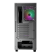 Gamemax Revolt 3606 Tempered Glass ATX ARGB Gaming Casing (Black)