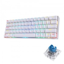 Redragon K530 Draconic 60% Compact RGB Wireless Mechanical Blue Switch Gaming Keyboard White