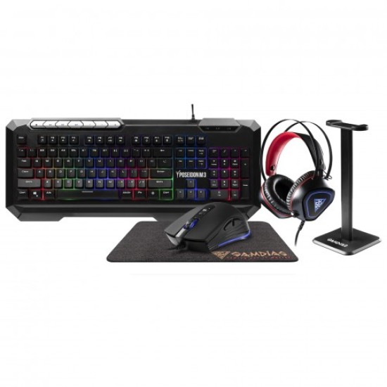Gamdias POSEIDON M3 5 In 1 Gaming Combo