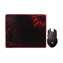 A4TECH Bloody Q8181S Neon X Glide Gaming Mouse & Mouse Pad
