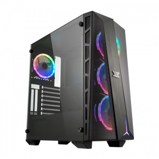 Xigmatek Cyclops Black Tempered Glass Gaming Case