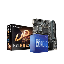 INTEL CORE I3 10100 PROCESSOR & GIGABYTE H410M H V3 MOTHERBOARD COMBO