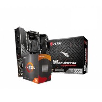 AMD RYZEN 5 5600X PROCESSOR & MSI MAG B550M MORTAR AMD MOTHERBOARD COMBO