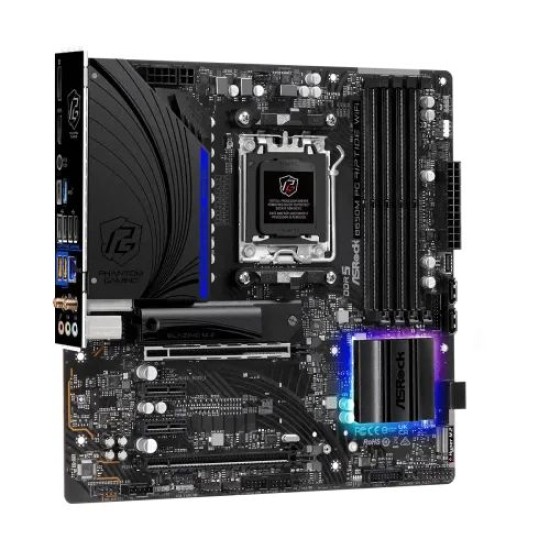 ASRock B650M PG Riptide WiFi AMD AM5 Micro ATX Motherboard