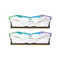 TEAM DELTA RGB WHITE 32GB (16X2) DDR5 5200MHZ GAMING DESKTOP RAM