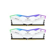 TEAMGROUP T-FORCE DELTA 48GB (24GBX2) 7600MHZ DDR5 RGB WHITE GAMING DESKTOP RAM